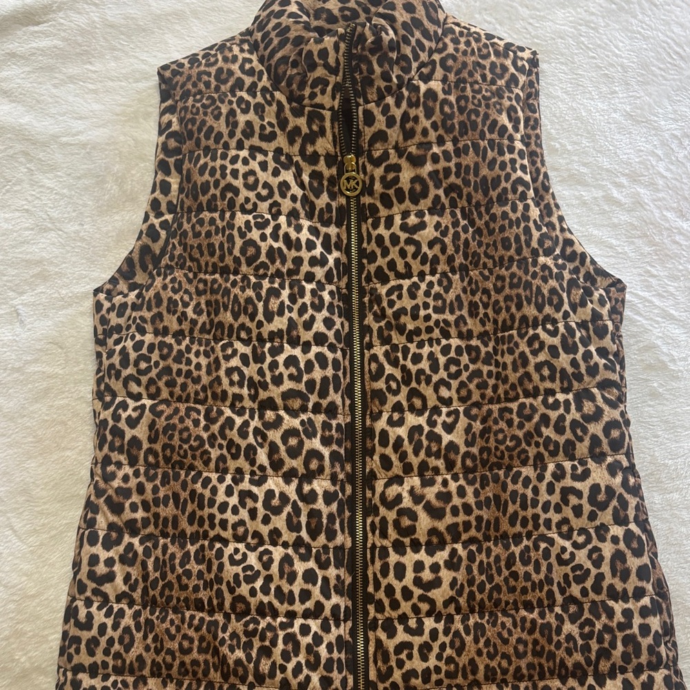 Michael Kors Animal Print Vest